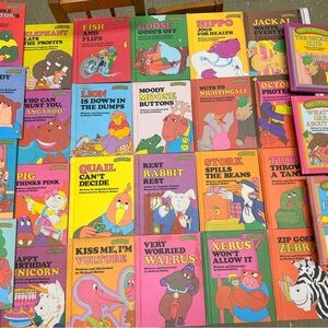 1980’s SWEET PICKLES PK/Kindergarten book set and lesson plan bus set - RARE!!!